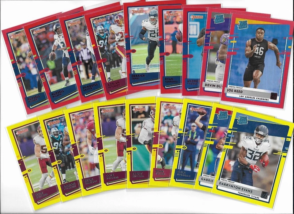 2020 Donruss Press Proof   Red *Yellow*  Complete Your Set   Free Shipping - Image 1 of 1