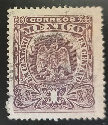 Sello México 1903 SN# MX 304 Águila y Serpiente 1c Usado Lote 220 Foto 1 de 2
