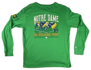 Maglia manica lunga Notre Dame Fighting Irish Football 2018 XL senza punto di rottura - Foto 1 di 10