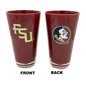 FSU SEMINOLES NCAA 20oz INSULATED TUMBLER PINT FRONT & BACK LOGO FREE SHIP - Picture 1 of 1