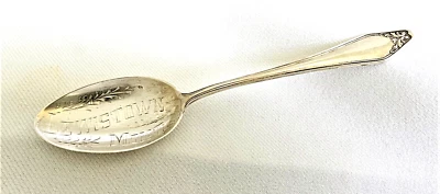 Cuchara de recuerdo de plata esterlina Lewistown Montana MT 5 3/4" de largo 14 gramos DE COLECCIÓN Foto 1 de 4