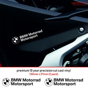 Calcomanías adhesivas BMW MOTORSPORT vinilo premium de 10 años (no OEM) SE ADAPTA A BMW - Imagen 1 de 2