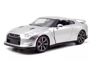 JADA TOYS  FAST & FURIOUS BRIAN'S 2009 NISSAN GT-R R35 SILVER 1:24 NEW NO BOX - Picture 1 of 2