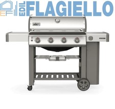 Weber Barbecue a Gas Genesis II S-410 GBS 4 Bruciatori e 2 Ripiani Laterali