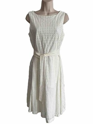 ASSINATURA DE FEIJÃO camisa design exclusivo vestido de cintura fit n flare algodão marfim 8 - Imagem 1 de 4