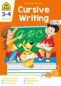 Cursive Workbook Writing Handwriting Practice Tracing Letters Ages 8 to 10 - Picture 1 of 10