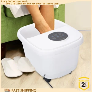 NEU Fußmassagegerät Fußsprudelbad 450W Massagebad Fußbad 3 Modus mit Rotes Licht - Bild 1 von 13