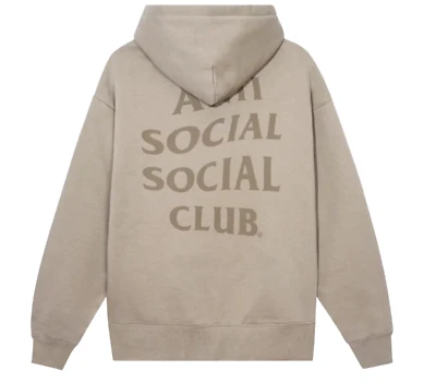 Anti Social Social Club Same But Different Pullover 'Eucalyptus' Small Creme - Image 1 of 4