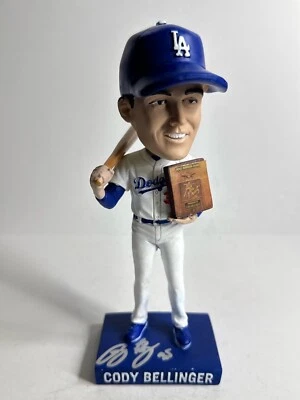 Cody Bellinger Signed 2018 Dodgers Bobblehead 2017 ROY PSA 8A46679 - Image 1 of 4