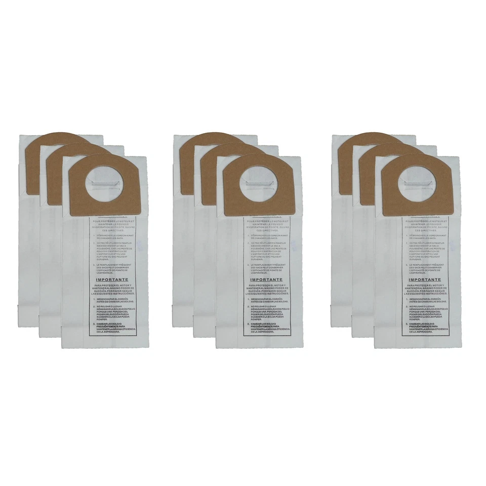 9 Fits For Dirt Devil Type G Hand Vacuum Filter Bags, Hand Vac Vacuum Cleaners - Image 1 of 1