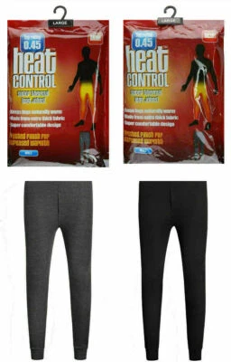 2 X Mens Thermal Long Johns Bottom Underwear Trouser Warm Winter S M L XL XXL