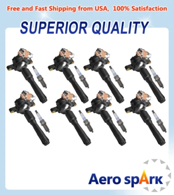 Bobina de encendido y bujía Denso Platinum para 04-05 Land Rover Range Rover UF354 Foto 1 de 4