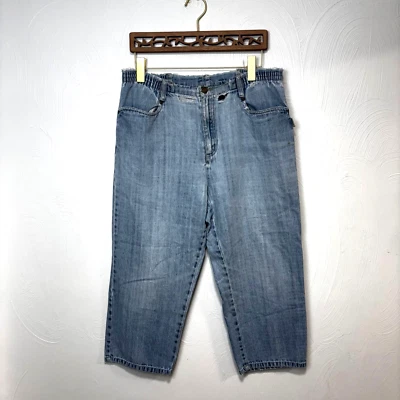 Vintage 90s Blassport Jeans Blue Light Wash Denim Casual Cotton Straight Leg 8 - Image 1 of 4