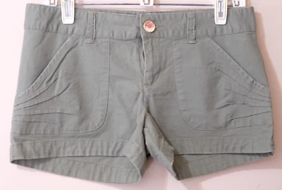 OP Shorts Juniors Size 7 Stretch Green Low-Rise Fit 31.5x2.5 #p54-41 - Image 1 of 4