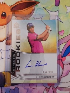2024 Upper Deck Golf Authentic Rookie Lucas Herbert/299 Autograph - Picture 1 of 2