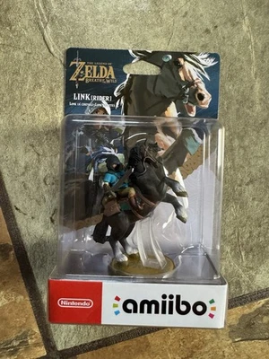 Figura Amiibo Nintendo The Legend Of Zelda Breath Of The Wild Link Rider Foto 1 de 2