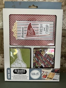 Game Day  100 Double Sided Sports Journal Cards Scrapbooking Football Basketball - Picture 1 of 2