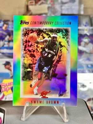 2003-04 Topps Contemporary Collection Red /225 Kwame Brown Washington Wizards - Image 1 of 4