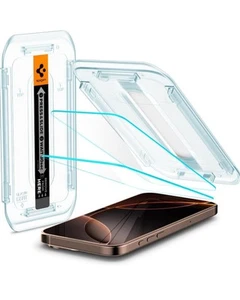Pack de 2 protections d'écran Spigen Glastr EZ Fit HD Privacy pour iPhone 16 Pro 6,3" - Photo 1 sur 5