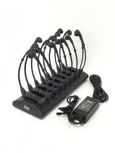 SET OF 8 Listen LR-42 IR Stethoscope 4-Channel Receiver w/Recharge Battery/QTY - Picture 1 of 14