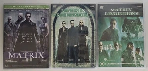 The Matrix Trilogy DVD - The Matrix, The Matrix Reloaded, The Matrix Revolutions - Picture 1 of 17
