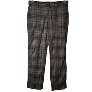 Nike Herren Tour Performance Golfhose grau schwarz kariert Dri Fit Polyester 34x34 - Bild 1 von 10