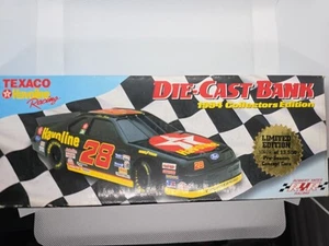VTG 1994 Texaco HAVOLINE 1/24 SCALE NASCAR ERNIE IRVAN DIE-CAST BANK - Picture 1 of 5