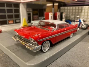1958 Plymouth Fury, 1/43 Scale, New in Box with Acrylic Display Case, Christine - Picture 1 of 14