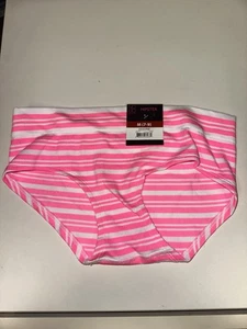 No Boundaries Seamless Hipster Panty Pink Striped MEDIUM NWT - Picture 1 of 2