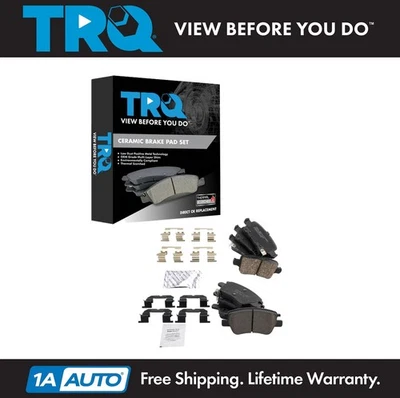 Pastillas de freno de cerámica TRQ para Chevrolet Bolt EV 2016-2019 Cruze Volt 2017-2021 Foto 1 de 4