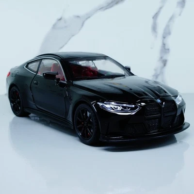 BMW M4 4 Series Coupe G82 - 1:24 Diecast Model Car (Unboxed) Black - Image 1 of 4