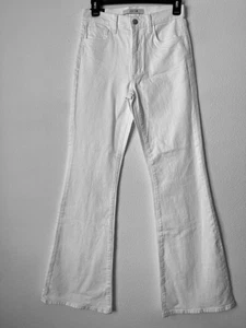 NWT Cotton blend JOE'S High-Rise White Flare Jeans Sz 26 - Picture 1 of 8