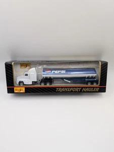 Maisto Transport Hauler Lorry Truck Pepsi Tanker White 1/87 BOXED - Picture 1 of 4