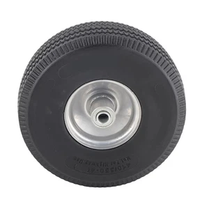 Hand Truck Flat Free Tire 3.50‑4 Tubeless Plastic Hub 250KPa 15mm Hole Dia - Bild 1 von 12