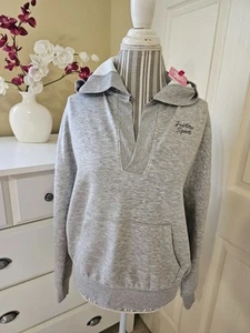 Justice Sport Girls Gray Ultra-Soft Scuba Knit Rib Detail Hoodie sz. XL (16-18) - Picture 1 of 21