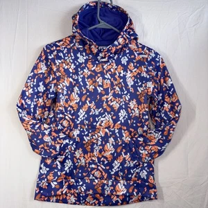 Under Armour Hoodie Girls Youth M Loose Purple/Orange/Gray Print - Picture 1 of 12