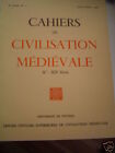 Cahiers de civilisation médiévale Xè-XIIè N° 1 1962