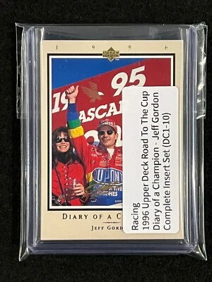1996 Upper Deck Road To The Cup Diary of a Champion Jeff Gordon Complete Set (10 - Image 1 of 4