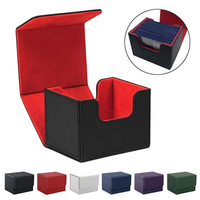 Premium Single Deck Box 100 Cards TCG Case Small Protector EDH Magnetic Flip - Image 1 of 4