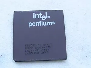 1 USED INTEL PENTIUM SK968 PROCESSOR A80502-90 WITH FAN - Picture 1 of 5