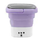 Portable Washing Machine Foldable Mini Washer Washing Machine EU Plug Purple TT
