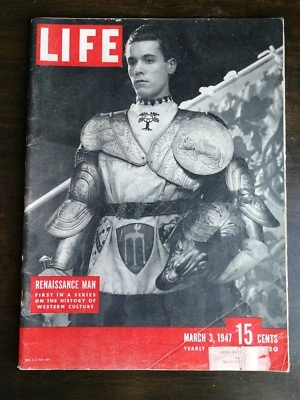 Life Magazine March 3, 1947 - Renaissance Man - History of Western Culture - Ads Foto 1 de 2