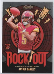 2024 Panini Absolute - Rock Out #RO-JDS Jayden Daniels (RC) - Bild 1 von 3
