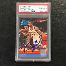 2010 DONRUSS RATED ROOKIE #239 XAVIER HENRY Signed Card AUTO 10 PSA Slabbed RC G
