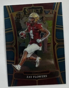 2023 Panini Select Draft Picks Zay Flowers Rookie #17 Boston College - Ravens - Picture 1 of 2