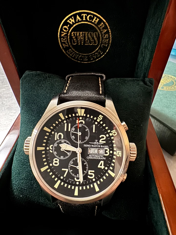 ZENO-WATCH BAZEL Fellow Oversized Chronograph Day-Date 01/300 - Image 1 of 3