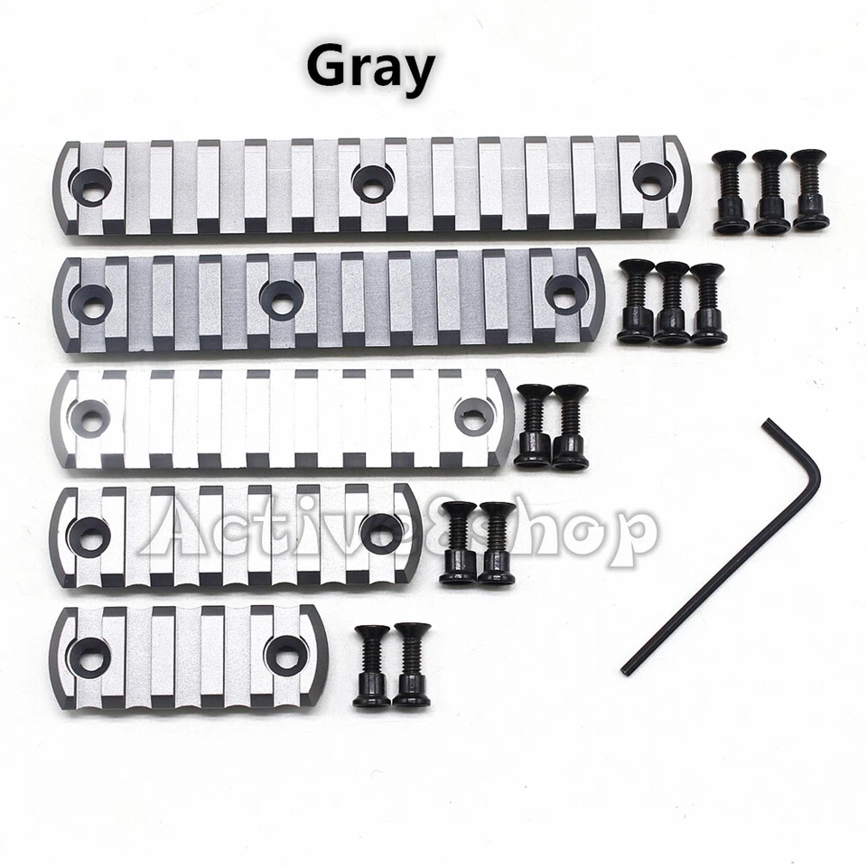 Key Mod Picatinny Rail Section System Aluminum Anodized 9 color Rifle Hunting - Image 1 of 4