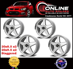 20" MOMO Star Style Wheels Set x4 STAGGERED 20x8.5 20x9.5 Commodore VB - VF rims - Picture 1 of 5