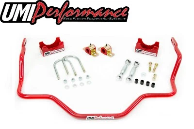 Barra estabilizadora trasera Chevrolet C10 GMC C15 C1500 UMI 1973-1987, 1" ROJO AJUSTABLE *6443 Foto 1 de 4