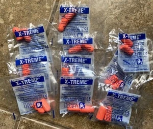 Earplugs Soft Foam Howard Leight X-Treme NRR32 Snore Sleep 10 Pairs XTR-1 NEW - Picture 1 of 1